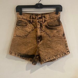 Free People Pastiche Jean High Rise Shorts XS